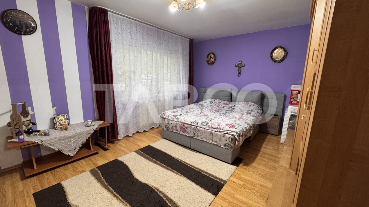 Apartament cu 2 camere de vanzare mobilat utilat 64mpu Broscarie Sibiu