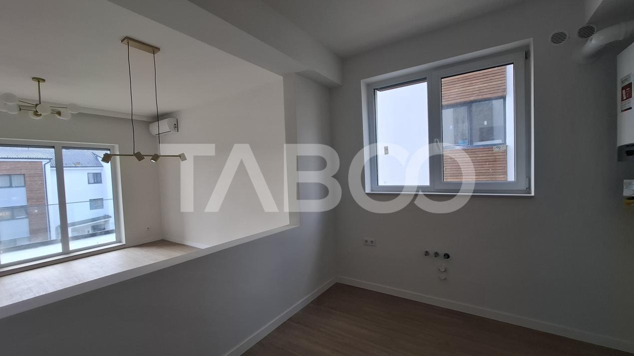 Apartament cu 2 camere de vanzare terasa si incalzire in pardosea in Sibiu - Alba Iulia