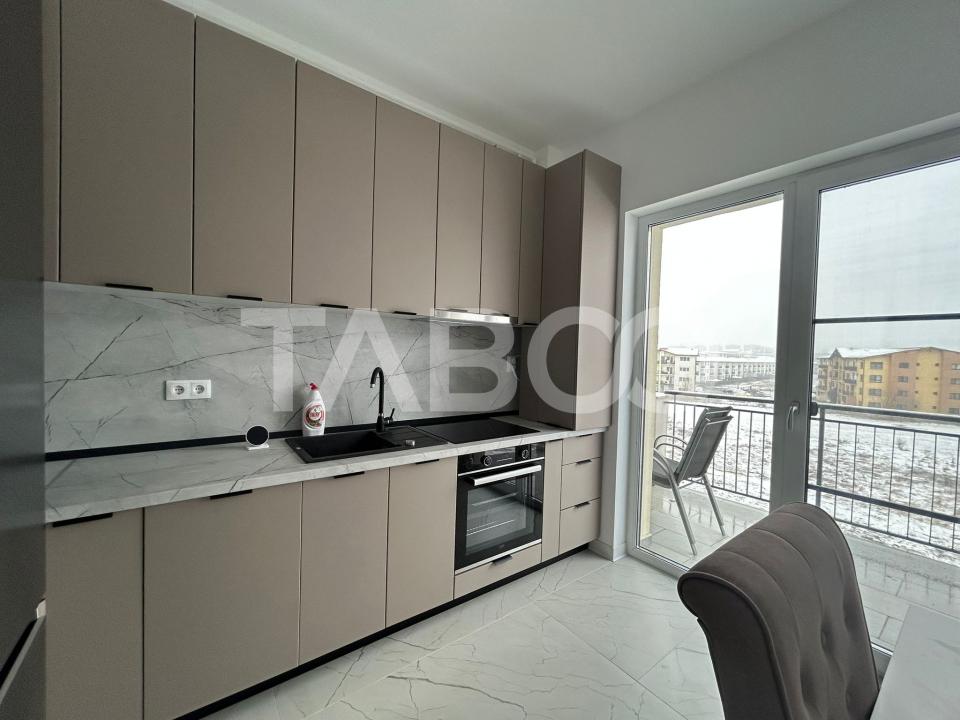 Apartament cu 2 camere decomadate nou de inchiriat in zona Selimbar