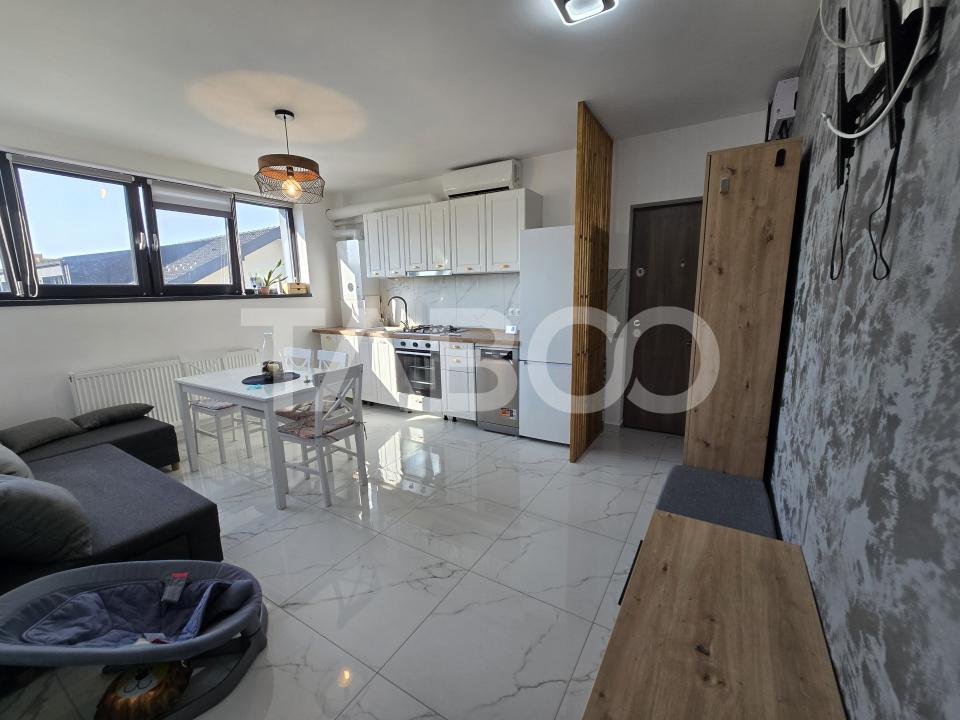 Apartament cu 2 camere decomandat 53 utili mobilat Doamna Stanca Sibiu