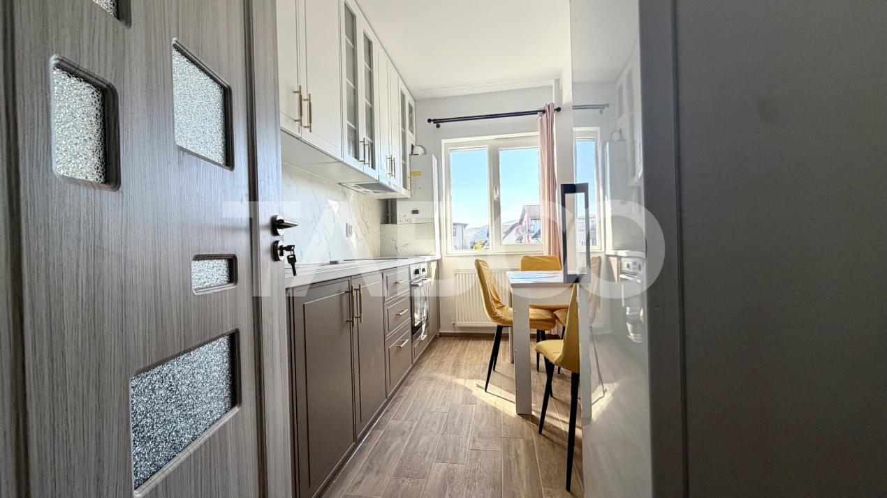 Apartament cu 2 camere finisat de vanzare in bloc modern nou Floresti 
