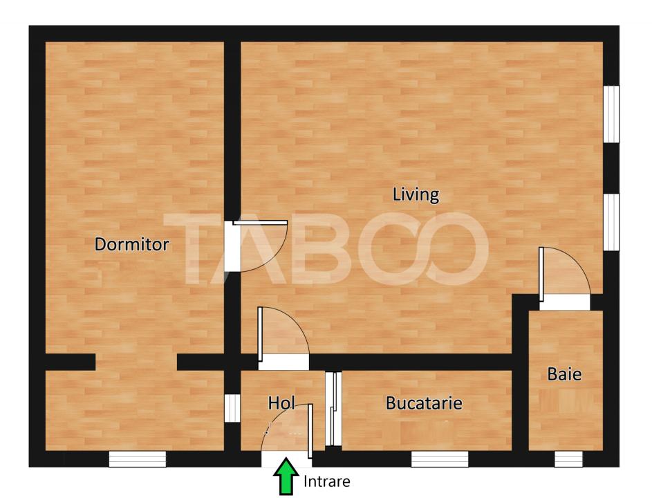 Apartament cu 2 camere in zona Orasul de Jos Din Sibiu