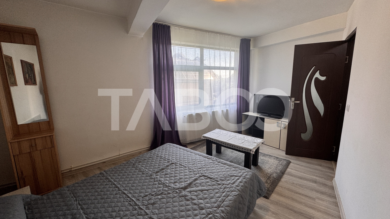 Apartament cu 2 camere mobilat utilat 36 mpu Terezian Sibiu
