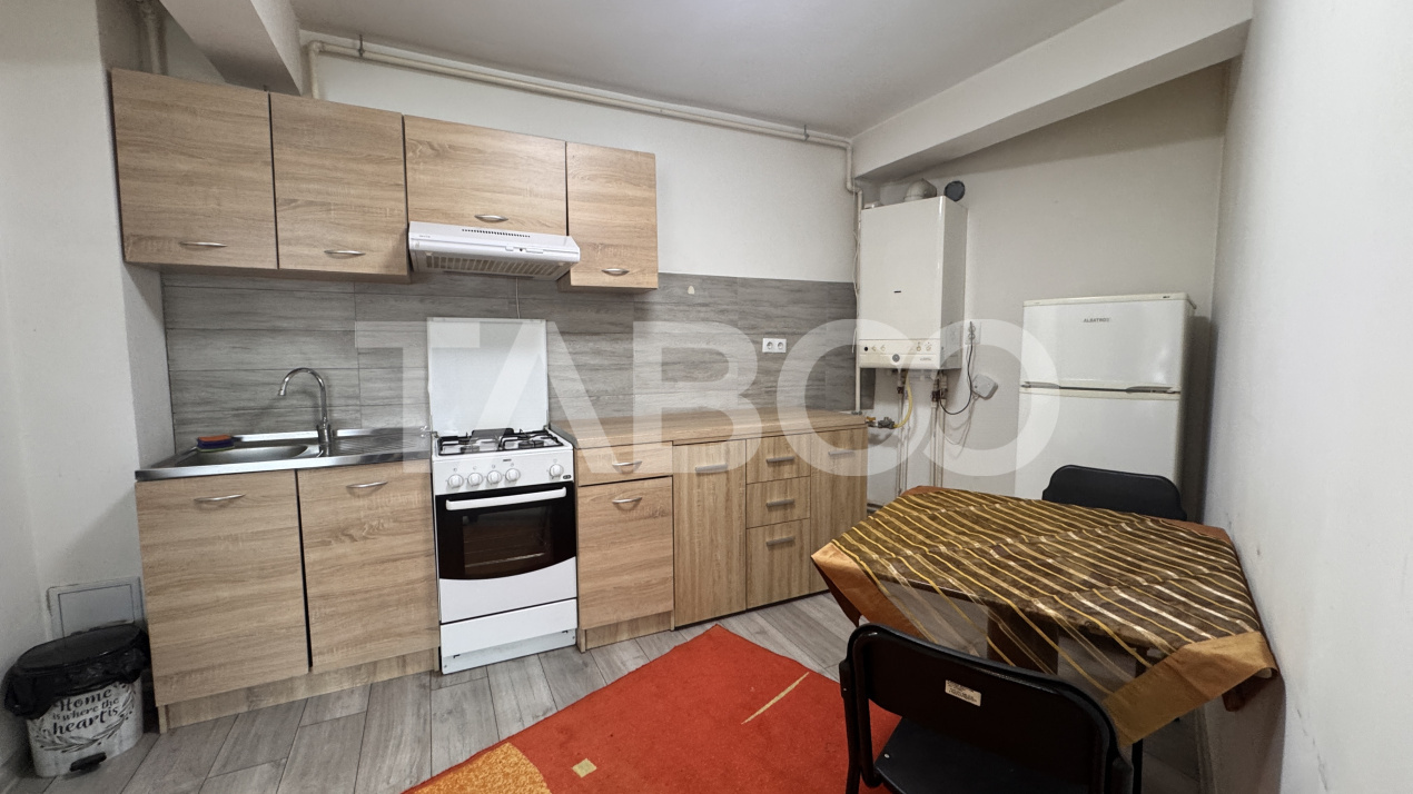 Apartament cu 2 camere mobilat utilat 36 mpu Terezian Sibiu