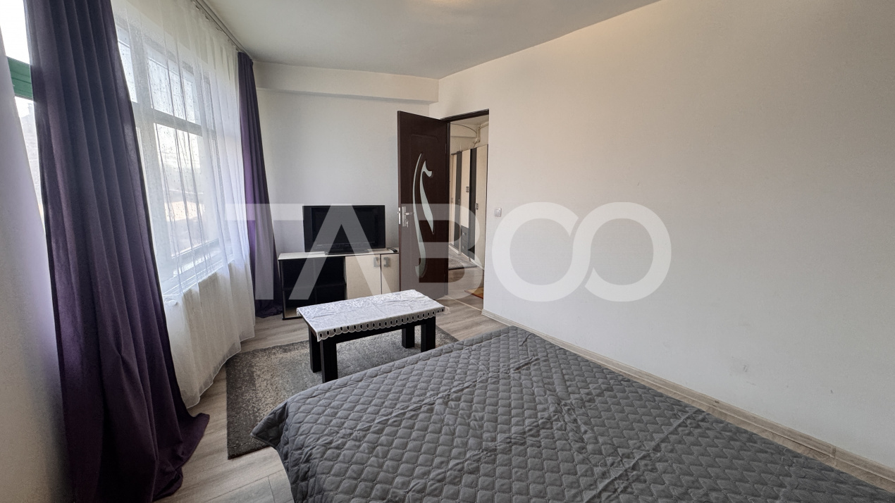 Apartament cu 2 camere mobilat utilat 36 mpu Terezian Sibiu