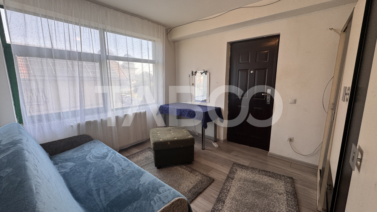 Apartament cu 2 camere mobilat utilat 36 mpu Terezian Sibiu