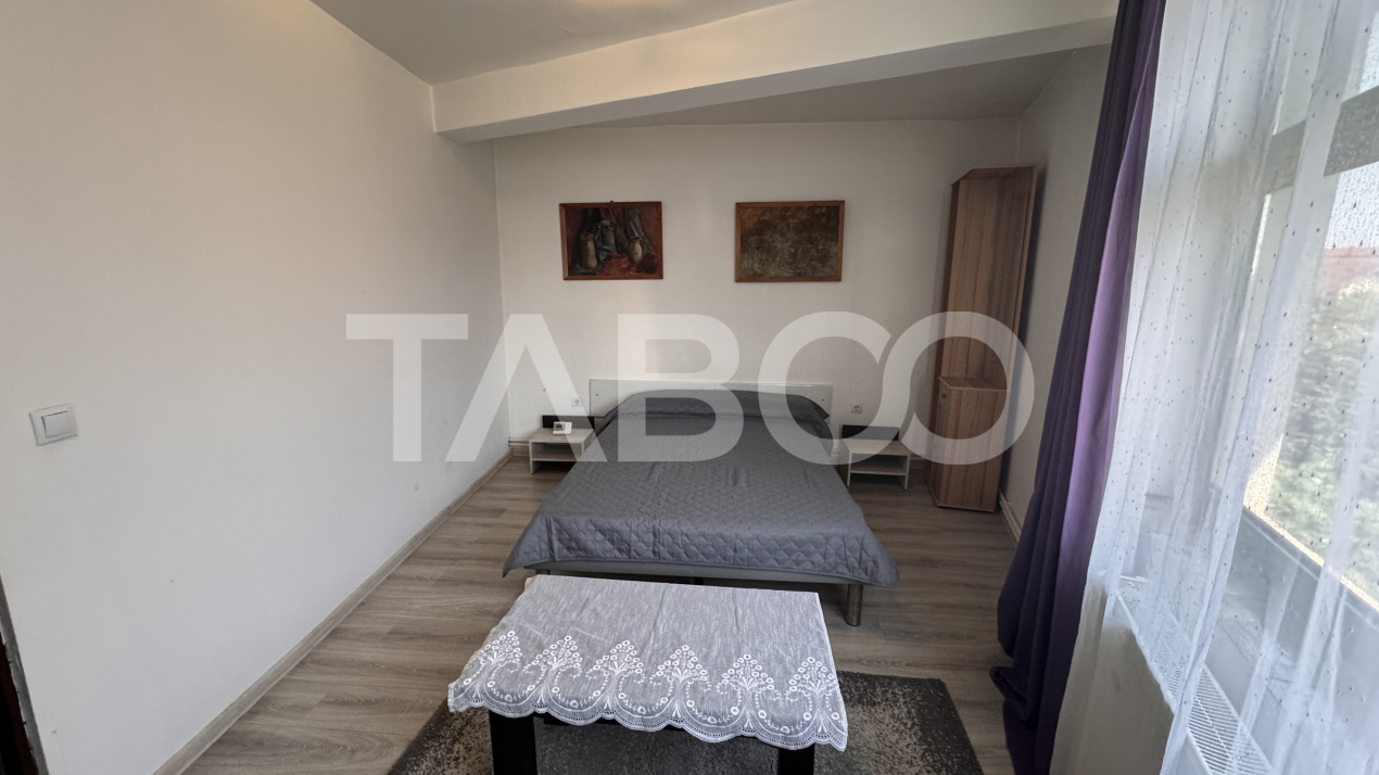 Apartament cu 2 camere mobilat utilat 36 mpu Terezian Sibiu