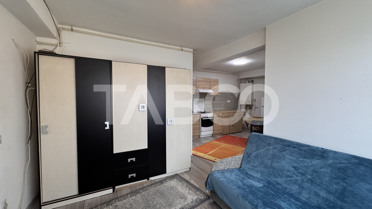 Apartament cu 2 camere mobilat utilat 36 mpu Terezian Sibiu