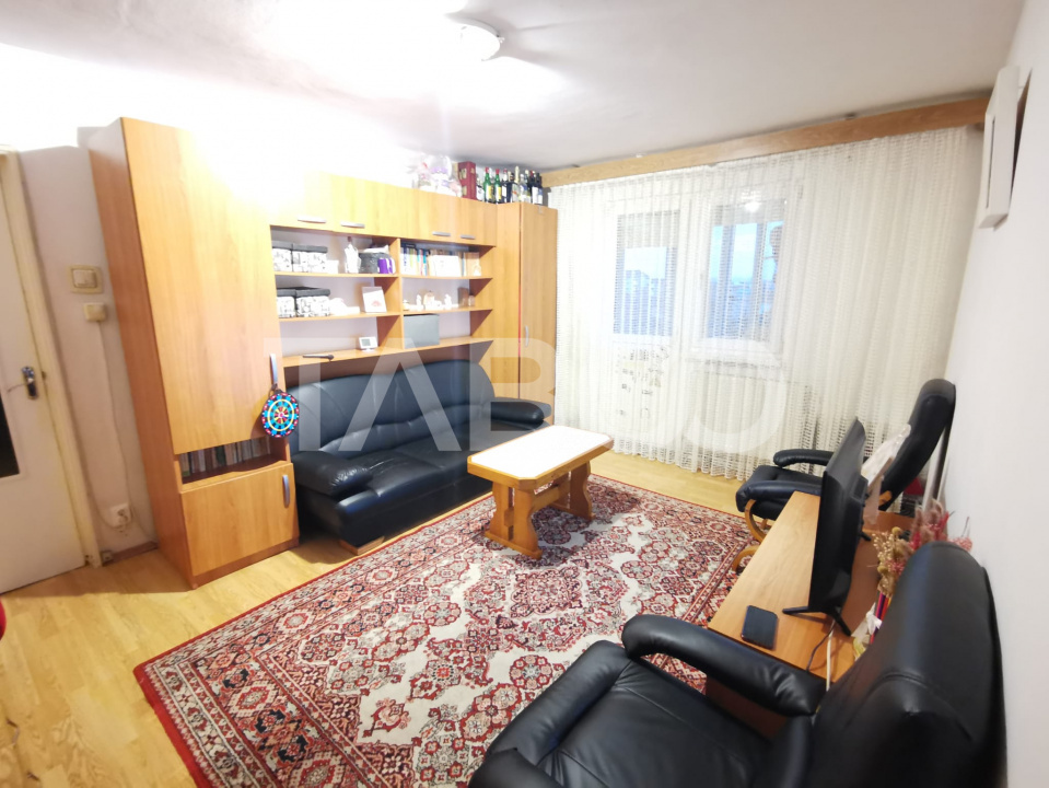 Apartament cu 2 camere semidecomandate la etajul 3 strada Plugarilor in Sibiu - Plugarilor