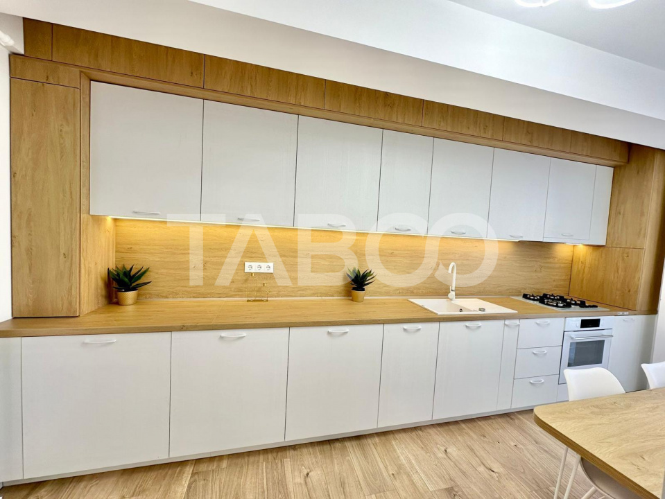 Apartament cu 2 camere ultrafinisat de vanzare situat in Floresti