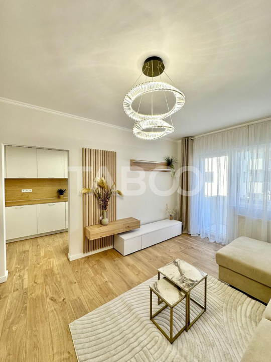 Apartament cu 2 camere ultrafinisat de vanzare situat in Floresti