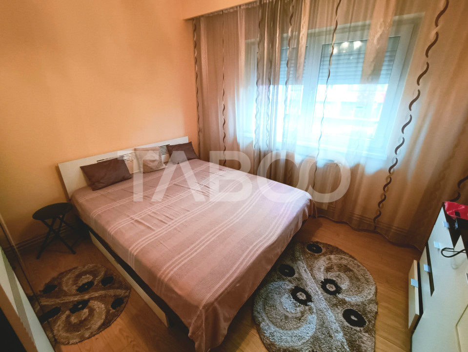 Apartament cu 3 camere 2 bai 63 mp utili etaj 1 in Sibiu zona Turnisor