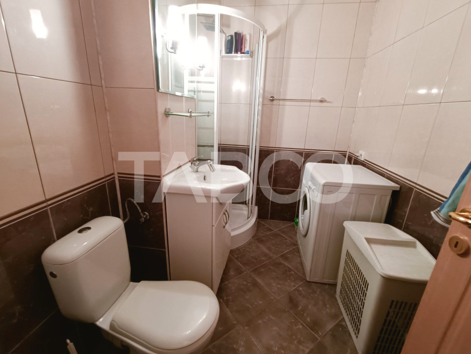 Apartament cu 3 camere 2 bai 63 mp utili etaj 1 in Sibiu zona Turnisor