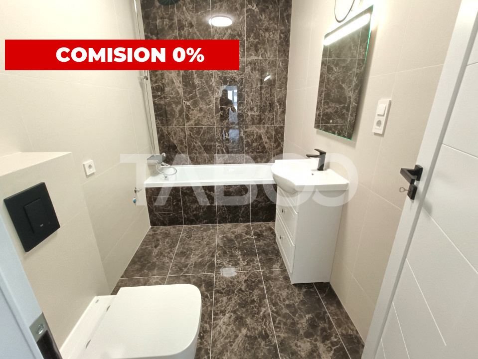 Apartament cu 3 camere 2 bai si 2 balcoane - finalizat si intabulat in Sibiu - Calea Surii Mici