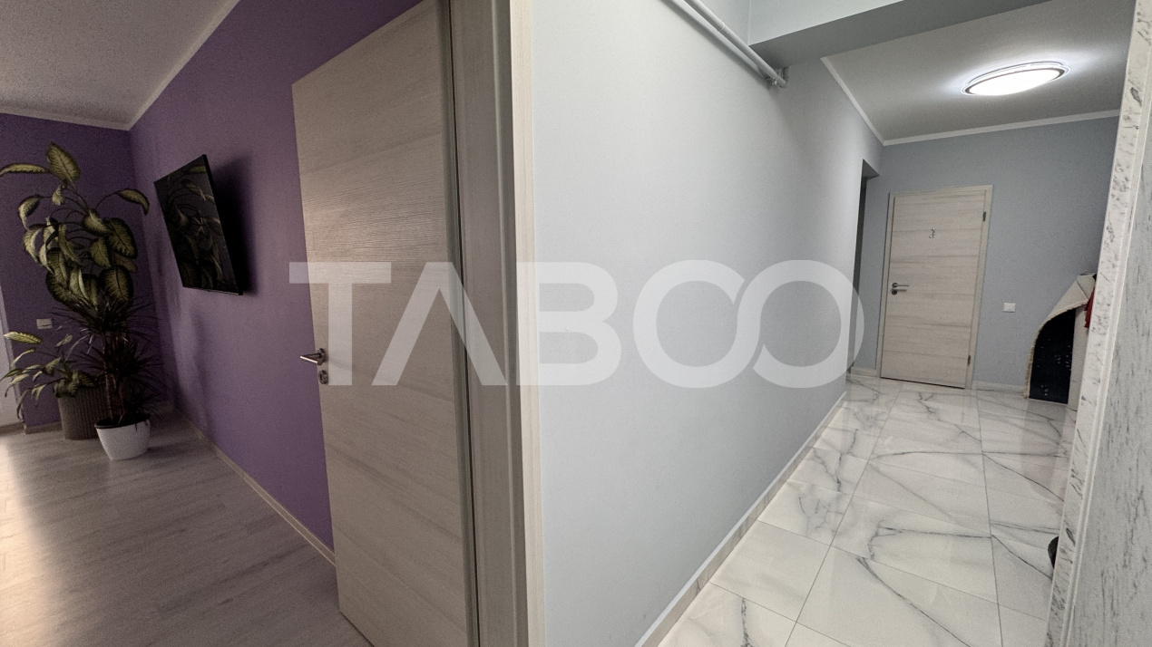 Apartament cu 3 camere de vanzare mobilat utilat terasa 80mp Turnisor 