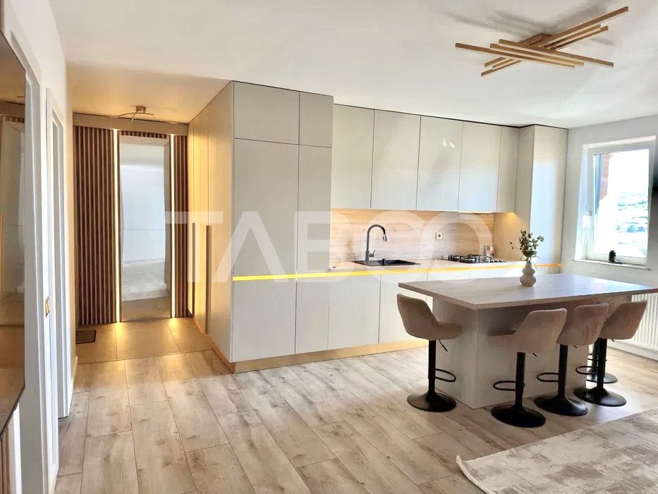 Apartament cu 3 camere in Chinteni bloc nou 3 parcari finisat premium