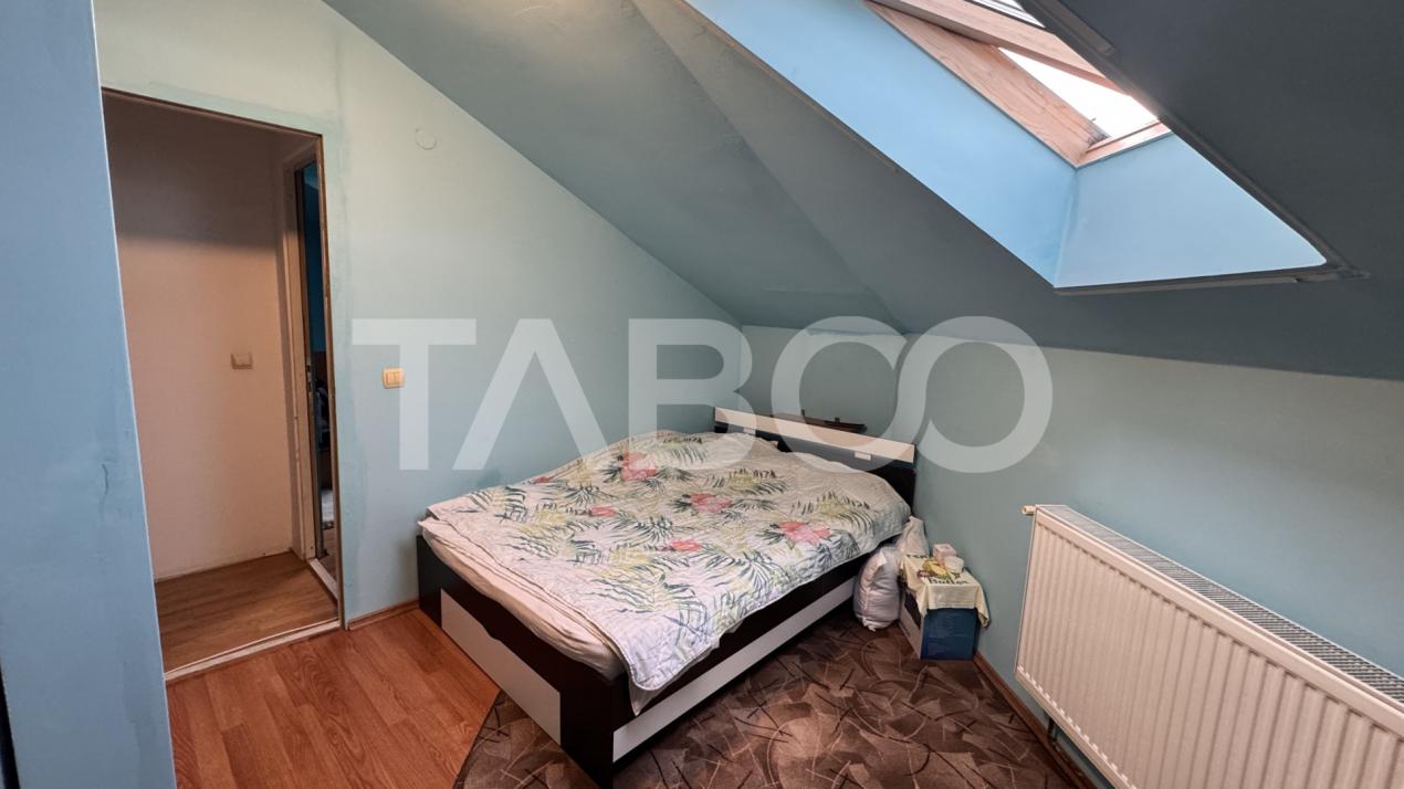 Apartament cu 3 camere mobilat utilat 65mpu balcon Valea Aurie Sibiu