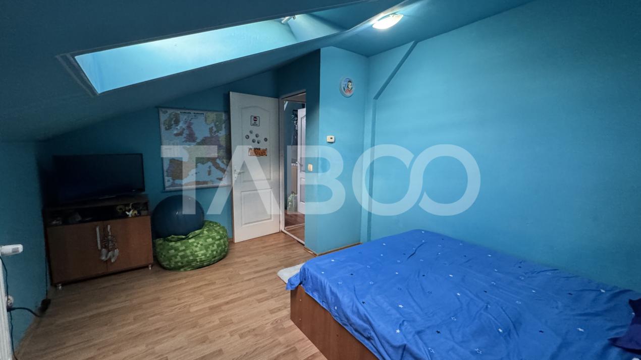 Apartament cu 3 camere mobilat utilat 65mpu balcon Valea Aurie Sibiu