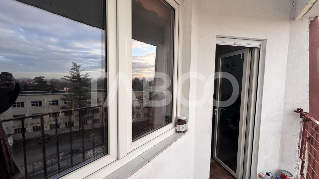 Apartament cu 3 camere mobilat utilat 65mpu balcon Valea Aurie Sibiu