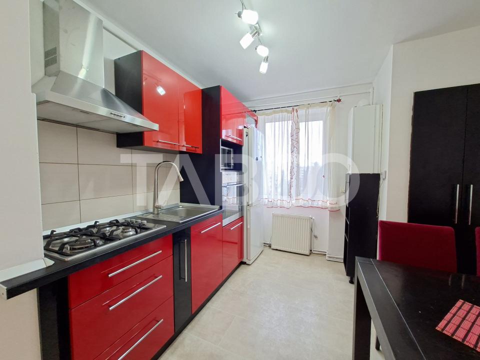 Apartament cu 3 camere si balcon de inchiriat in Sibiu zona Rahovei