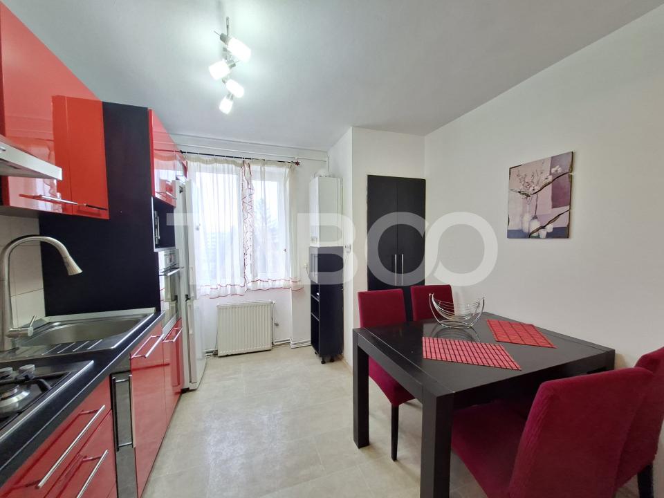 Apartament cu 3 camere si balcon de inchiriat in Sibiu zona Rahovei