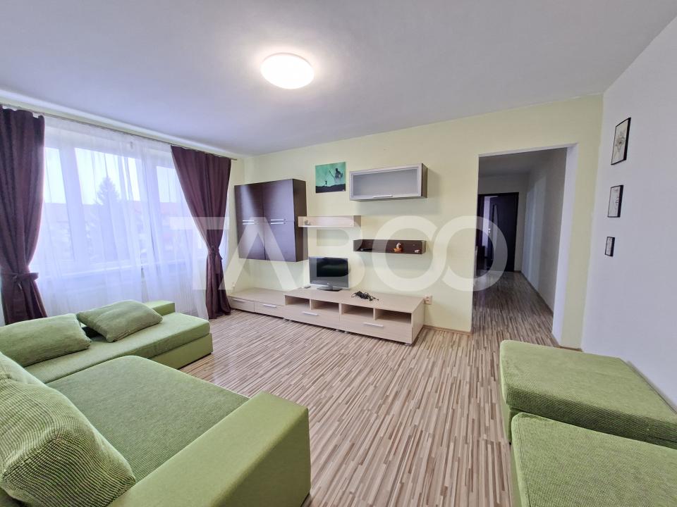 Apartament cu 3 camere si balcon de inchiriat in Sibiu zona Rahovei in Sibiu - Rahovei