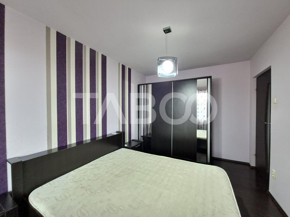 Apartament cu 3 camere si balcon de inchiriat in Sibiu zona Rahovei