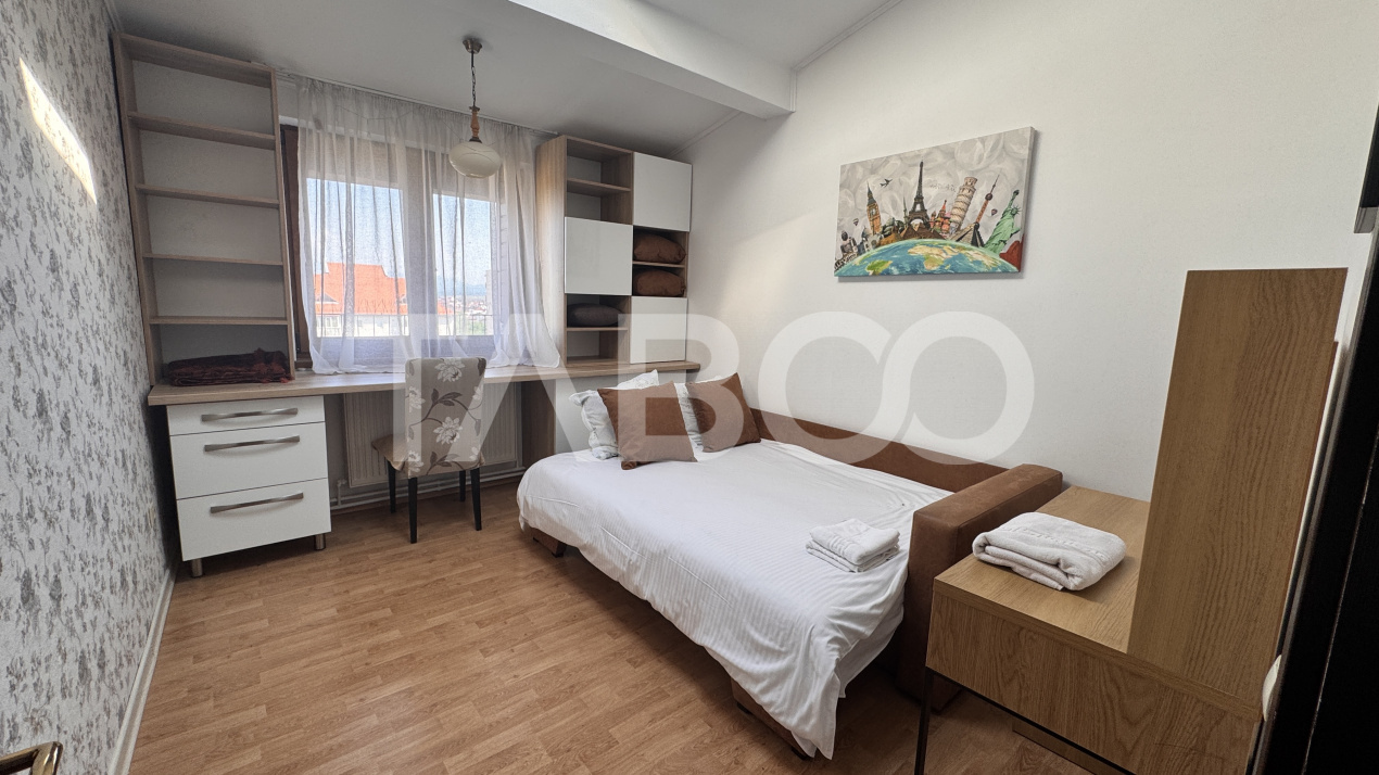 Apartament cu 4 camere de inchiriat mobilat utilat 130mp Vasile Aaron 