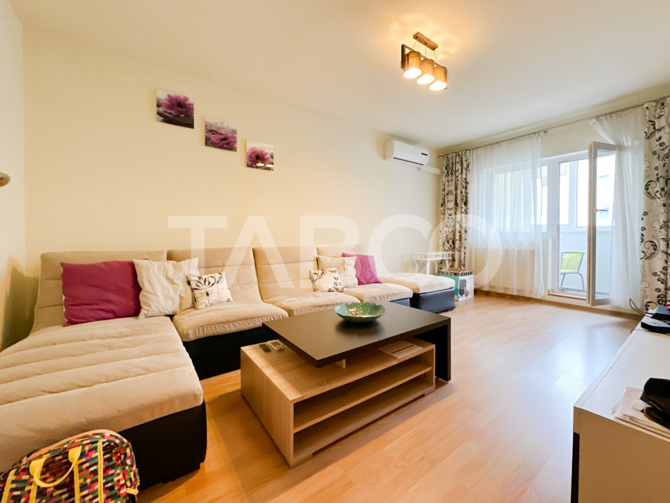 Apartament cu 4 camere decomandate etaj intermediar zona OMV V.Aaron in Sibiu - Valea Frumoasei