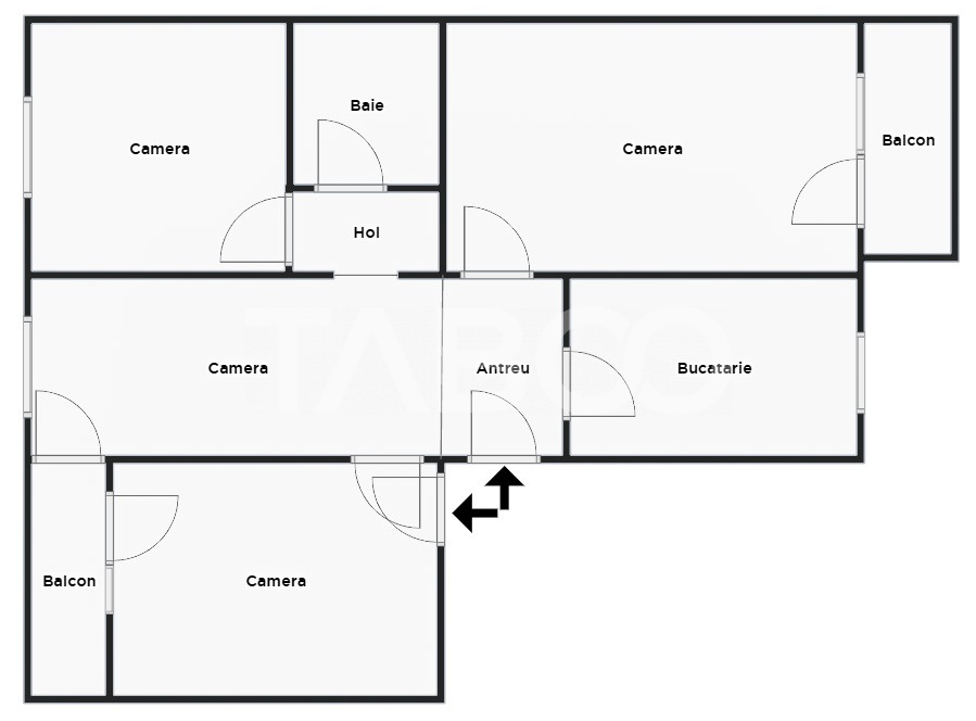 Apartament cu 4 camere renovat integral zona Centrala Sibiu