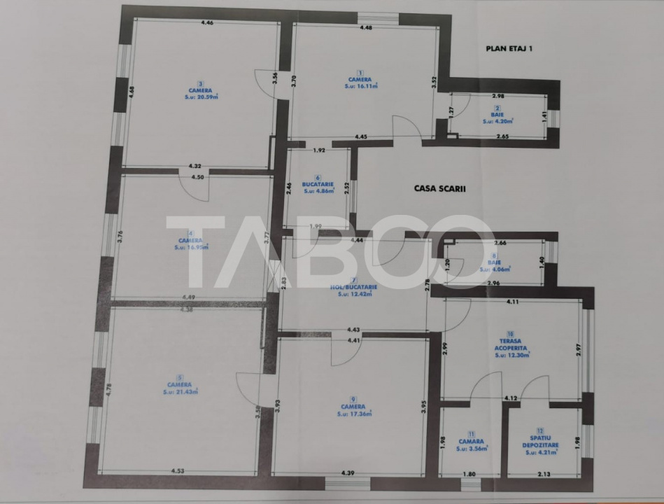 Apartament cu 5 camere in zona de case a Bulevardului Mihai Viteazul 