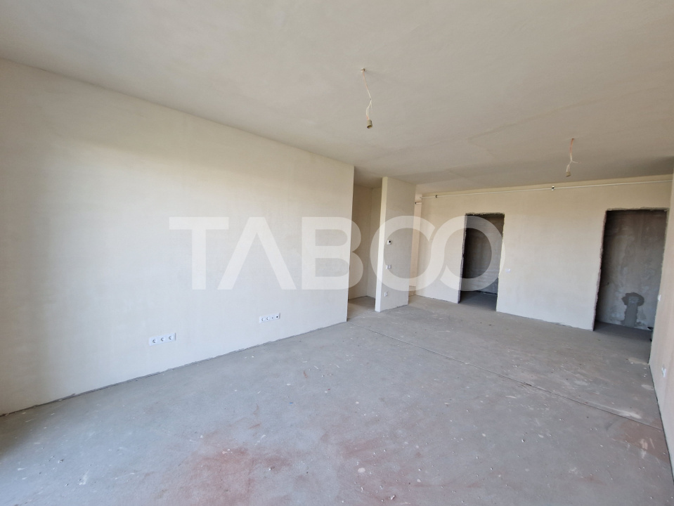 Apartament cu orientare SV 70 mpu 3 camere 2 bai bloc cu lift Turnisor