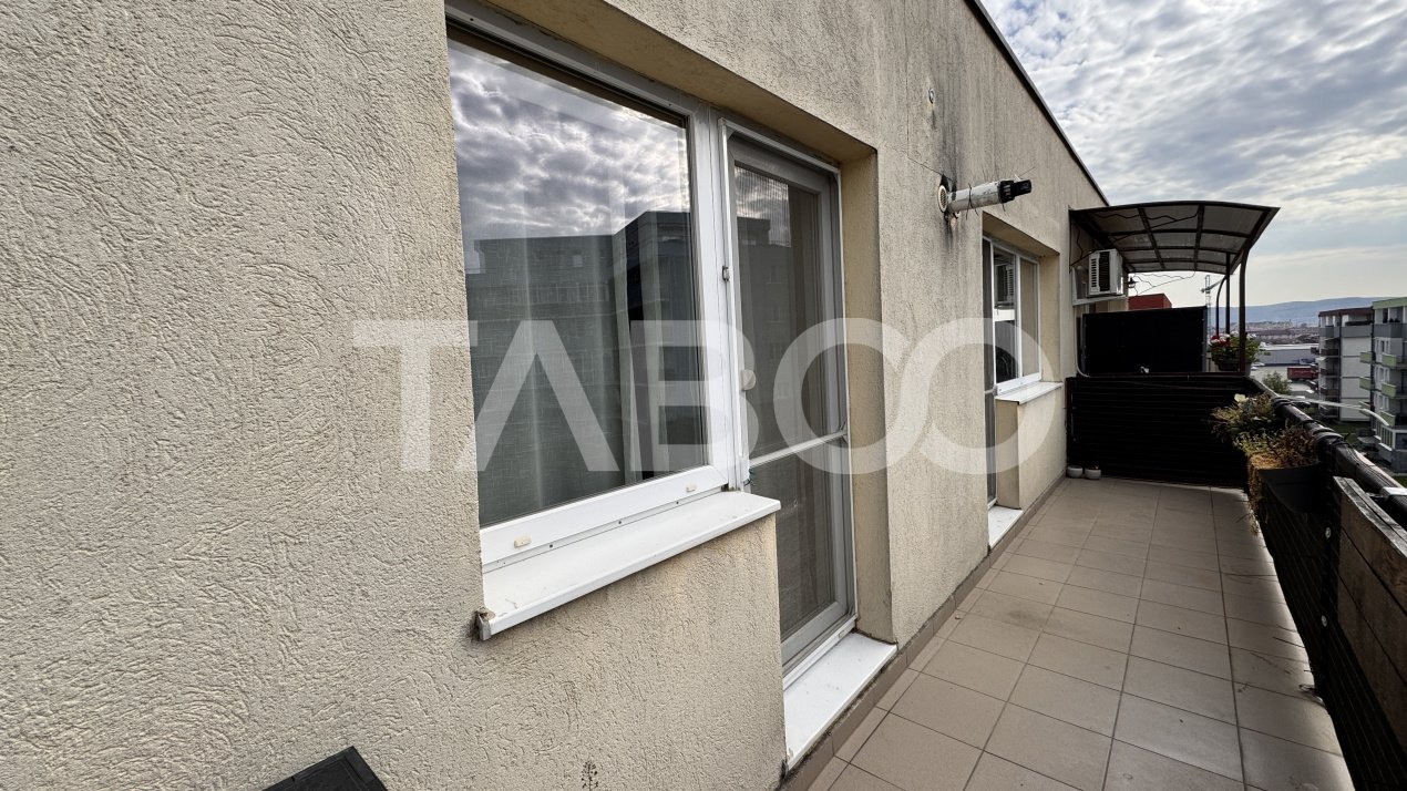 Apartament de inchiriat 2 camere 50mp mobilat utilat balcon Alma Sibiu
