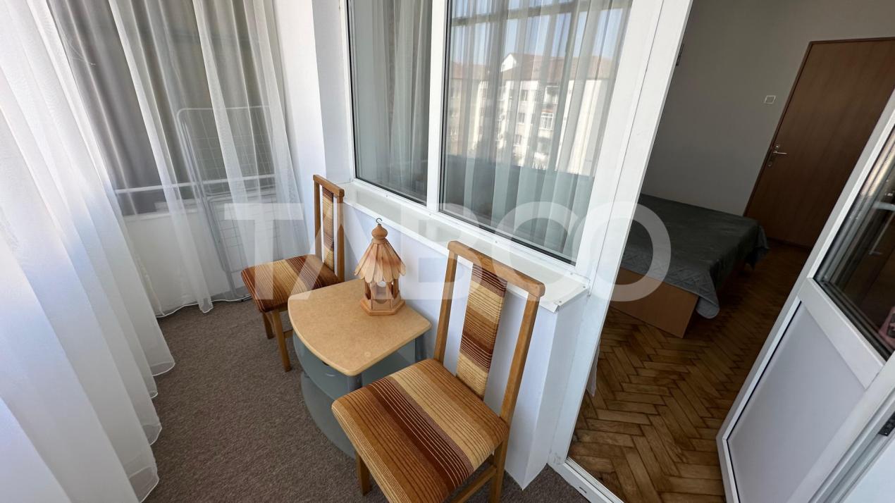 Apartament de inchiriat 2 camere 54 mpu balcon zona Terezian Sibiu