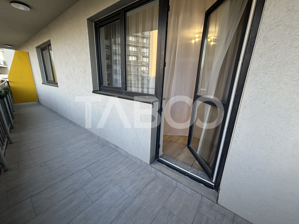 Apartament de inchiriat 2 camere 60 mpu balcon mobilat utilat Sibiu