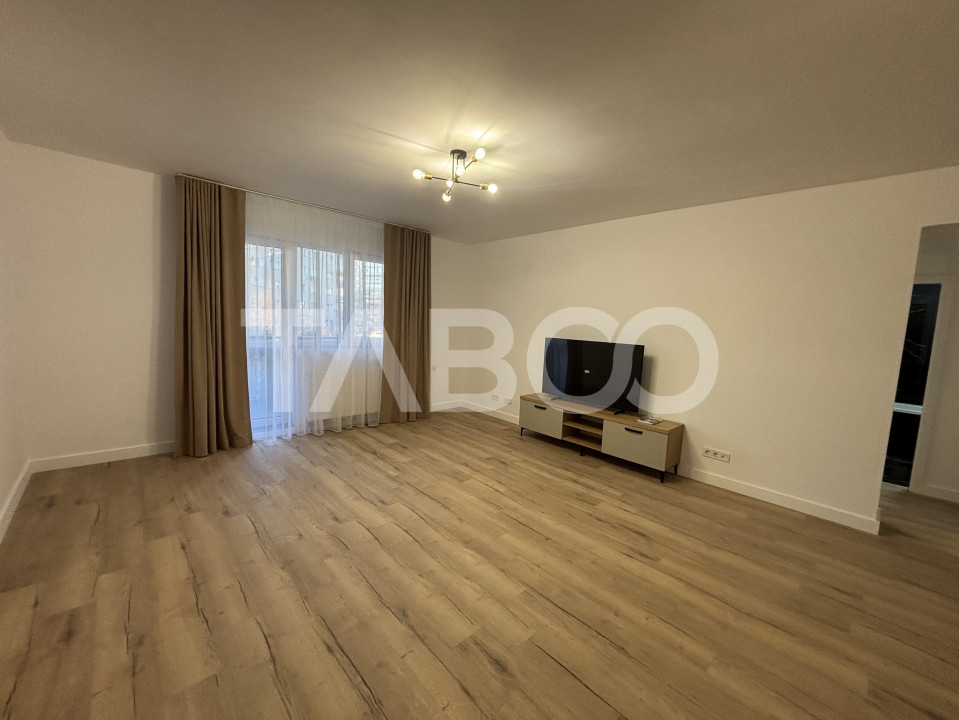 Apartament de inchiriat 2 camere 60 mpu balcon mobilat utilat Sibiu