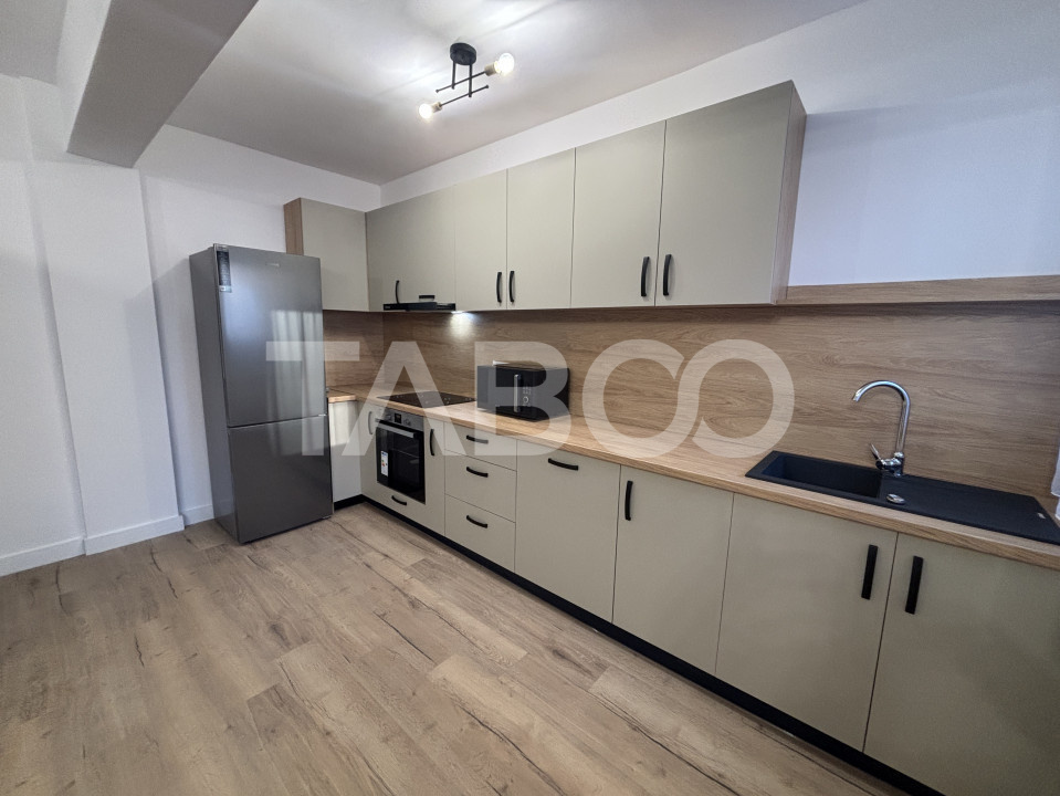 Apartament de inchiriat 2 camere 60 mpu balcon mobilat utilat Sibiu