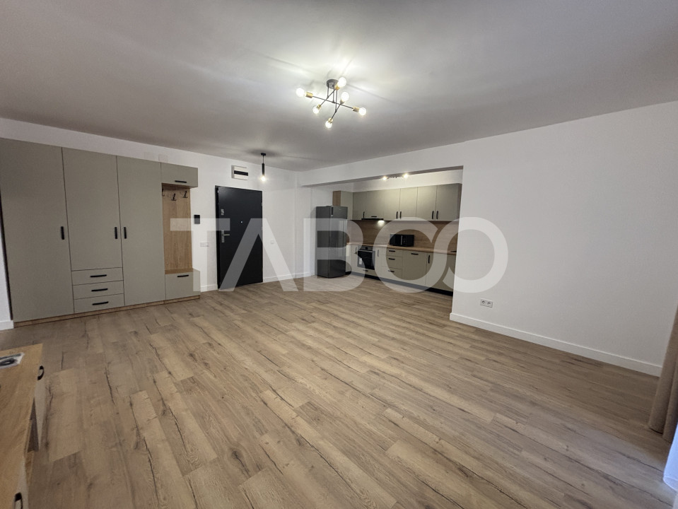 Apartament de inchiriat 2 camere 60 mpu balcon mobilat utilat Sibiu