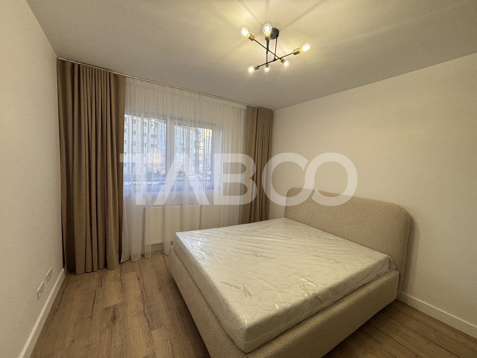 Apartament de inchiriat 2 camere 60 mpu balcon mobilat utilat Sibiu