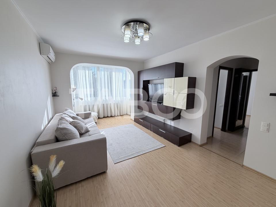 Apartament de inchiriat 2 camere balcon etaj 2 zona Noica Sibiu