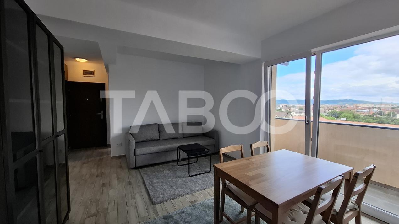 Apartament de inchiriat 3 camere 2 balcoane bloc cu lift Sibiu