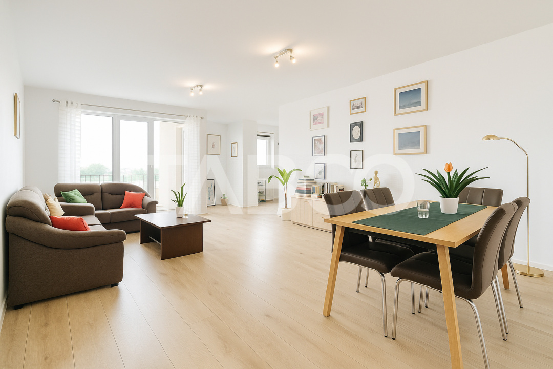 Apartament de inchiriat 3 camere City Residence etaj 3 cu lift