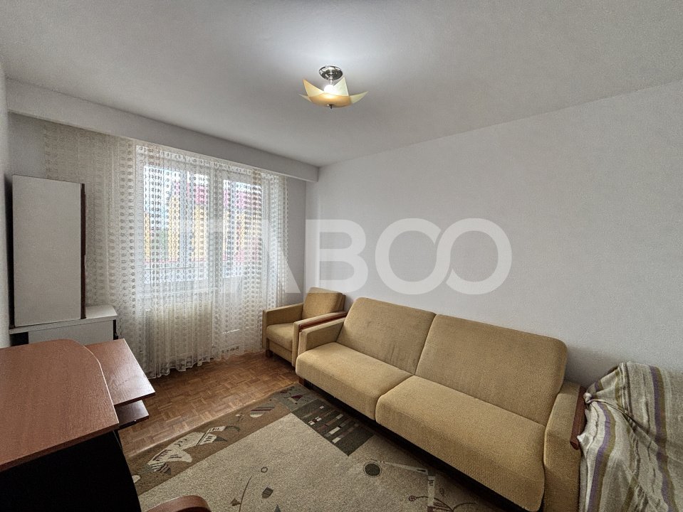 Apartament de inchiriat 3 camere complet mobilat utilat Rahovei