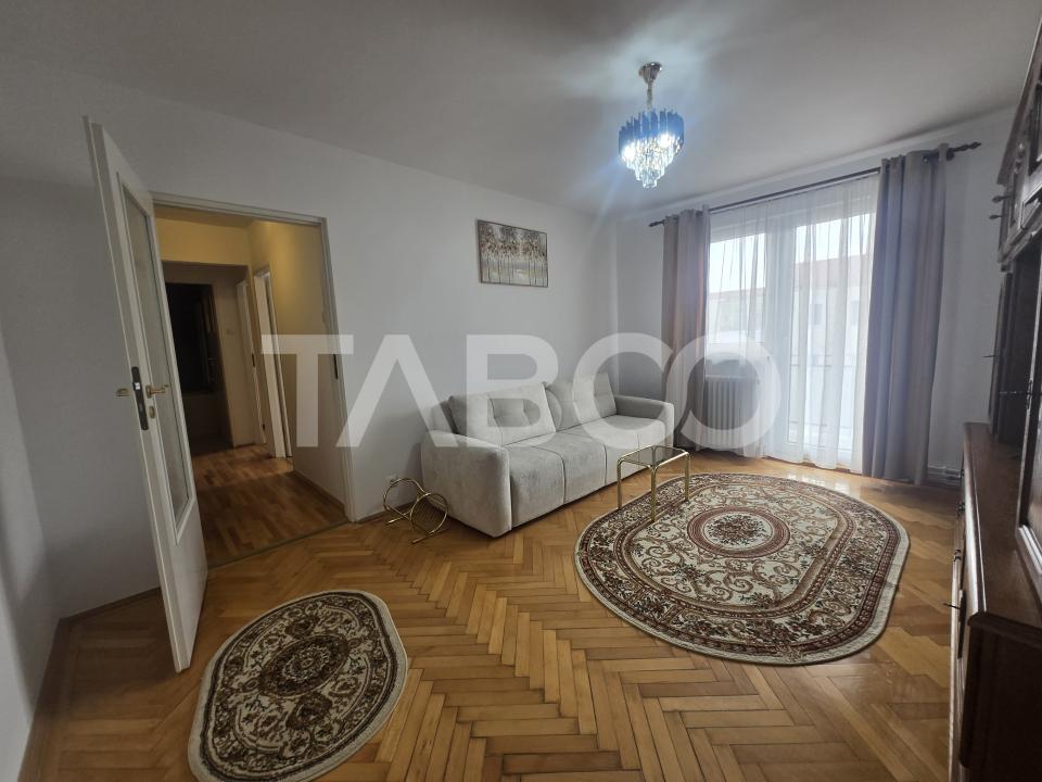 Apartament de inchiriat 60mp 3 camere balcon zona Mihai Viteazul Sibiu