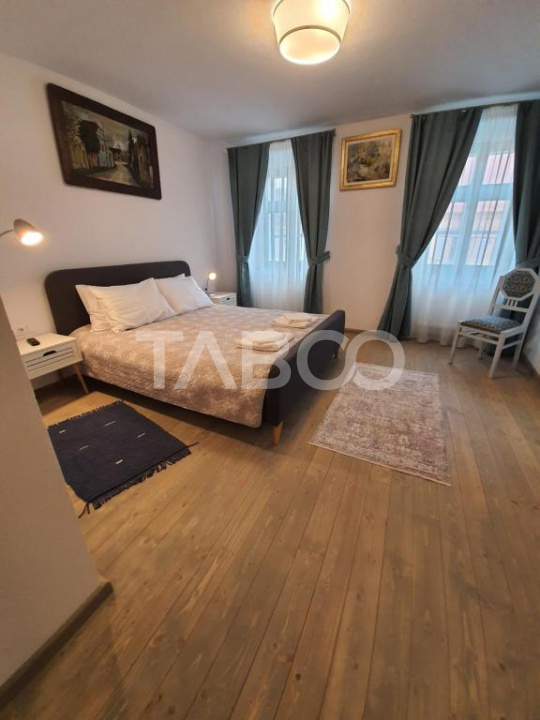 Apartament de inchiriat 80 mp 3 camere la casa zona centrala Cisnadie