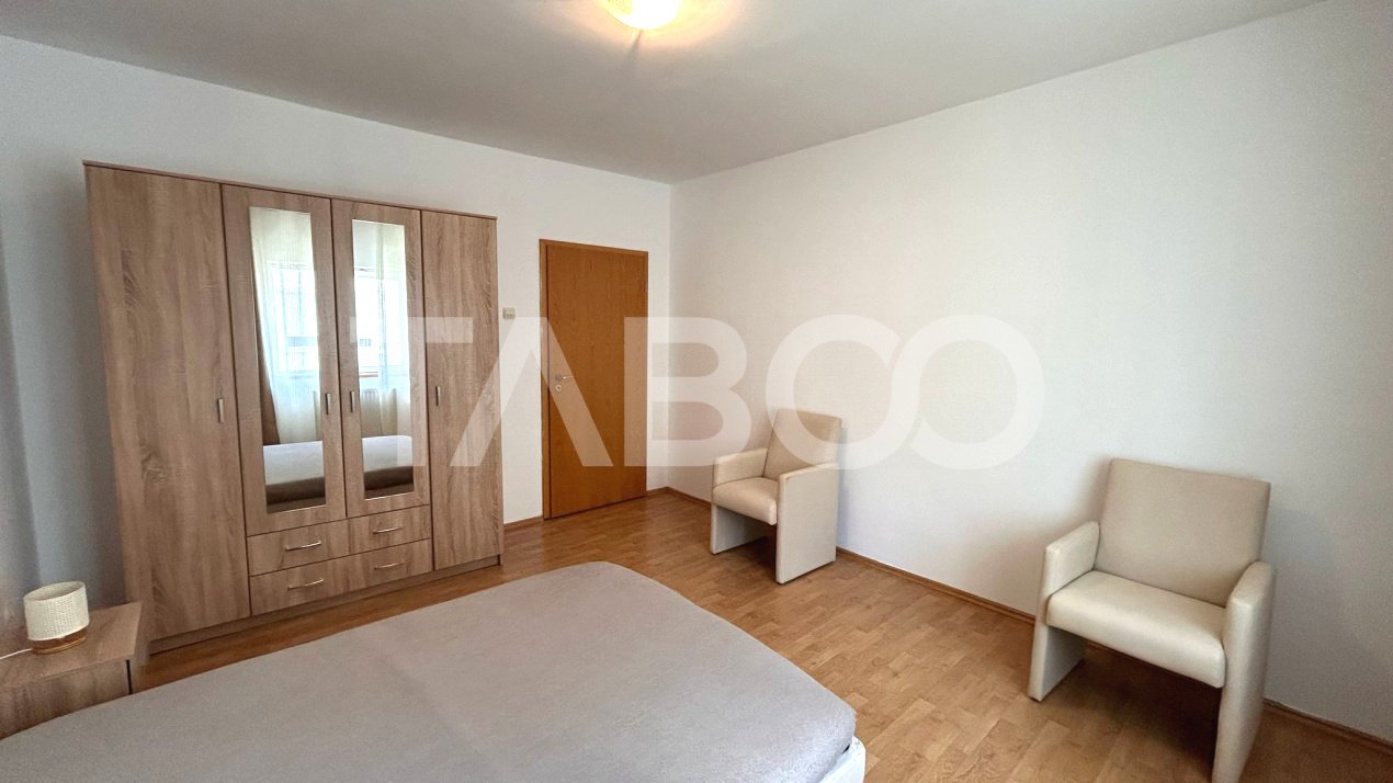 Apartament de inchiriat 96 mpu 4 camere 2 balcoane 2 bai zona Tilisca