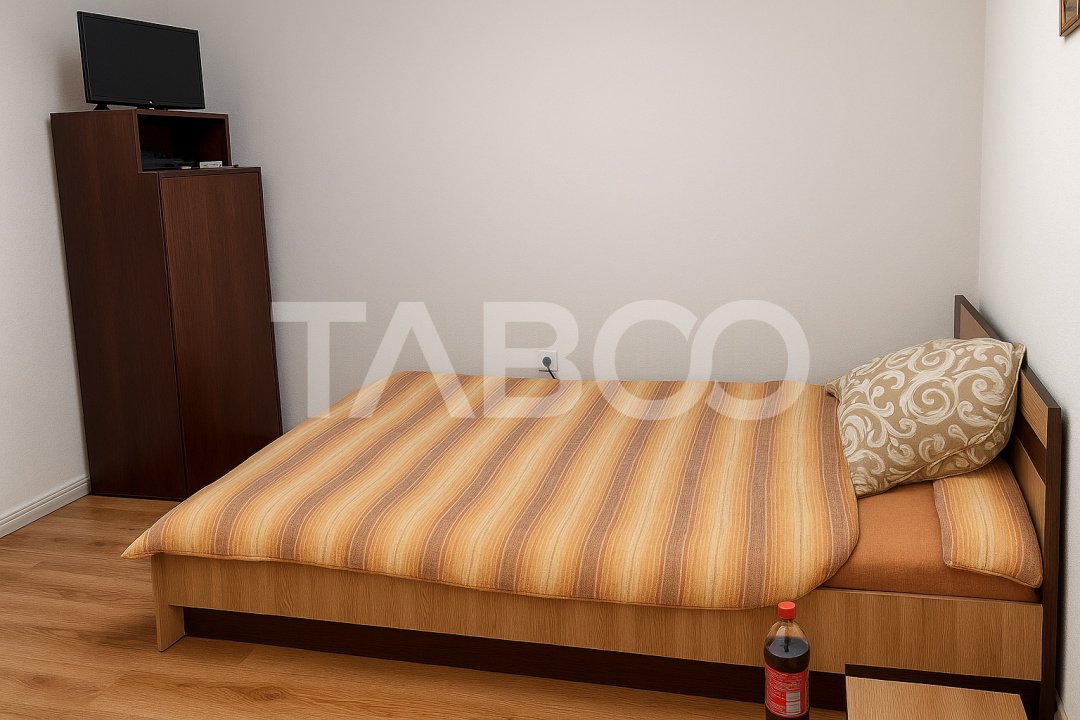 Apartament de inchiriat Central 2 camere balcon mobilat utilat