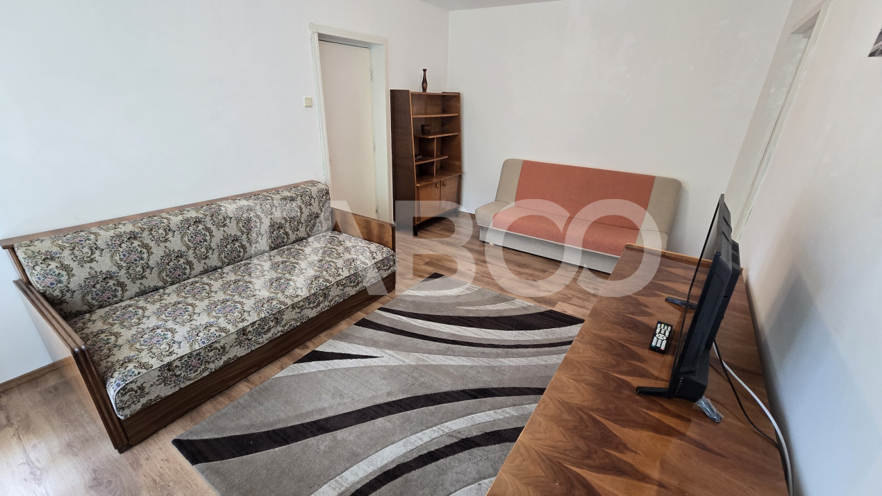 Apartament de inchiriat Central 2 camere mobilat utilat balcon