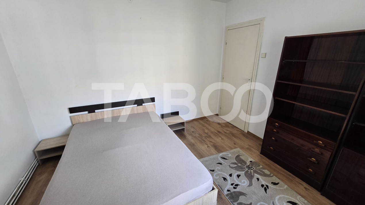 Apartament de inchiriat Central 2 camere mobilat utilat balcon