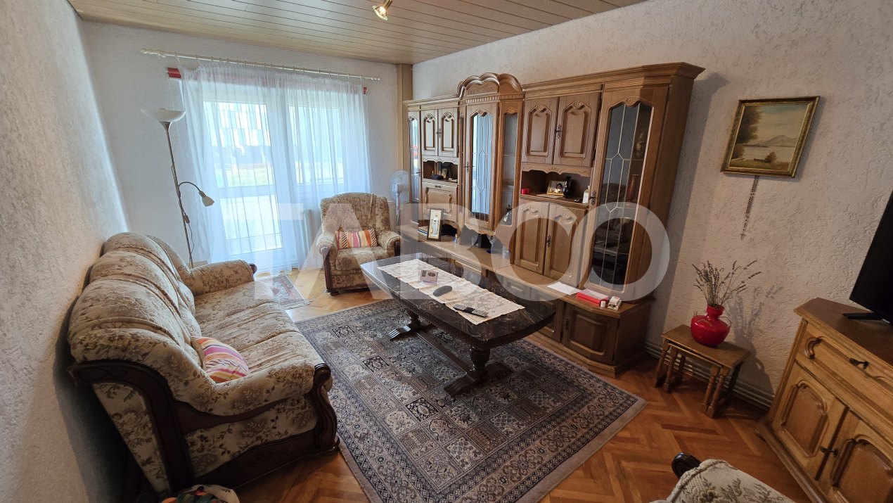 Apartament de inchiriat Central 3 camere balcon mobilat utilat